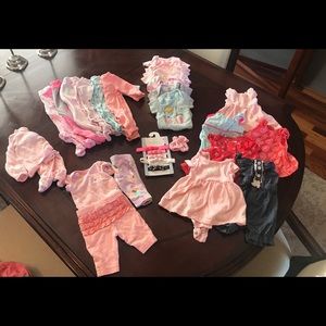 Newborn baby girl lot